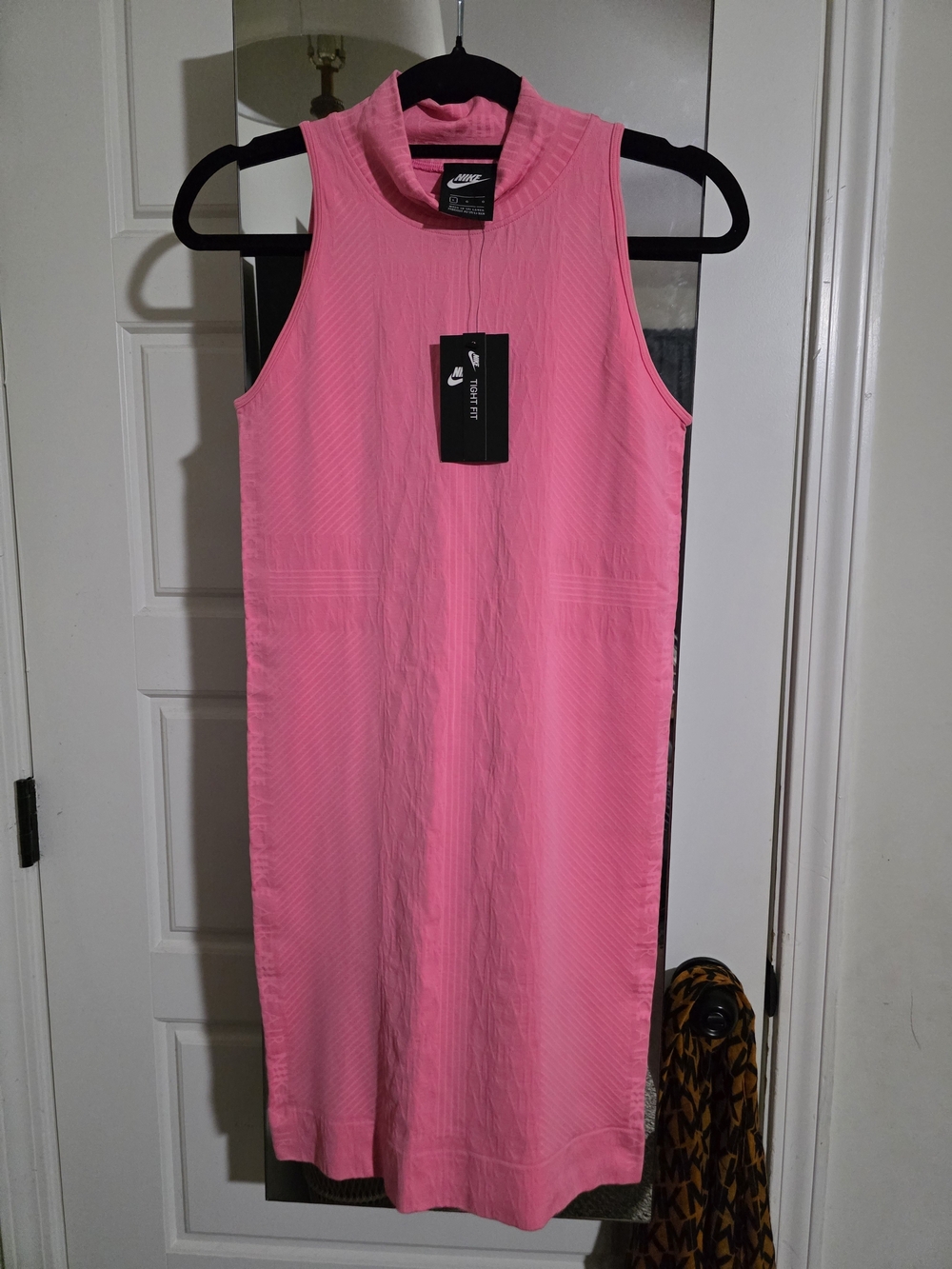Nike Women’s Pink Sleeveless Midi Dress